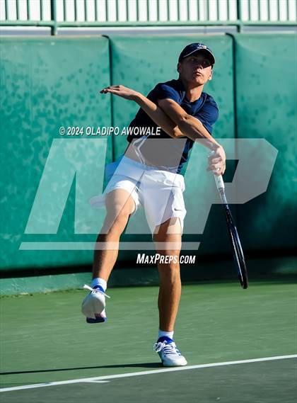 Thumbnail 3 in Randall vs Wimberley (UIL 4A Tennis Semifinals) photogallery.