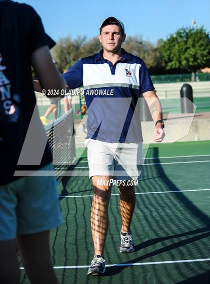 Thumbnail 1 in Randall vs Wimberley (UIL 4A Tennis Semifinals) photogallery.