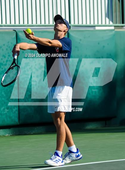 Thumbnail 3 in Randall vs Wimberley (UIL 4A Tennis Semifinals) photogallery.