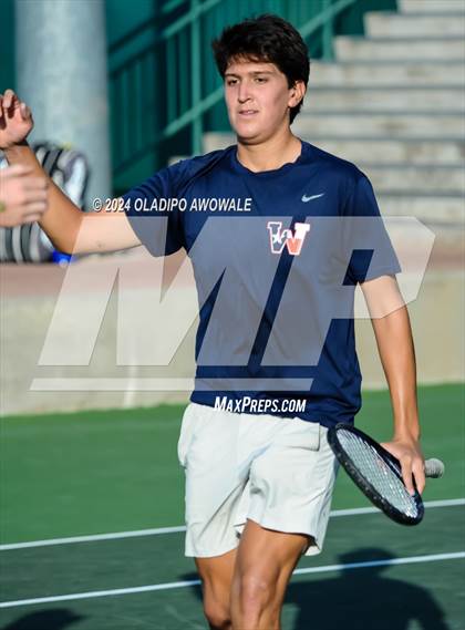 Thumbnail 1 in Randall vs Wimberley (UIL 4A Tennis Semifinals) photogallery.