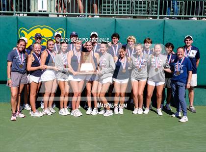 Thumbnail 2 in Randall vs Wimberley (UIL 4A Tennis Semifinals) photogallery.