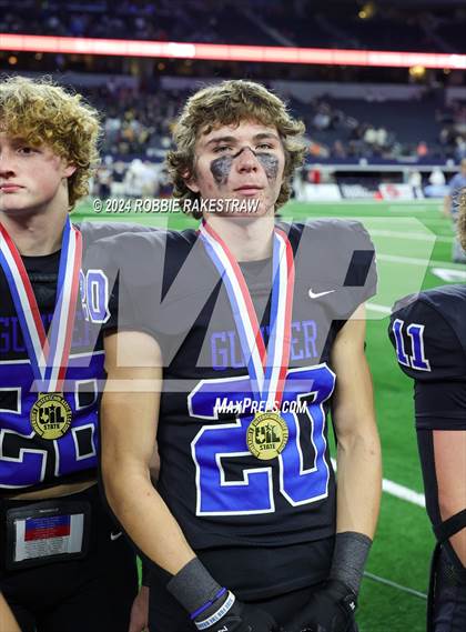 Thumbnail 1 in Woodville @ Gunter (UIL 3A Division II Football Final Medal Ceremony) photogallery.