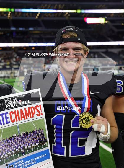 Thumbnail 1 in Woodville @ Gunter (UIL 3A Division II Football Final Medal Ceremony) photogallery.