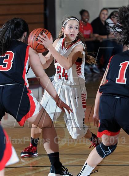 Thumbnail 3 in Hart vs. Flintridge Sacred Heart  (La Canada Tournament) photogallery.
