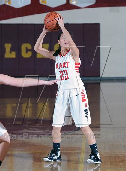 Thumbnail 3 in Hart vs. Flintridge Sacred Heart  (La Canada Tournament) photogallery.
