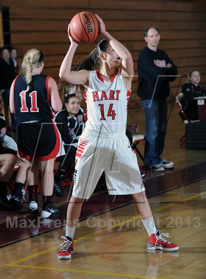 Thumbnail 2 in Hart vs. Flintridge Sacred Heart  (La Canada Tournament) photogallery.