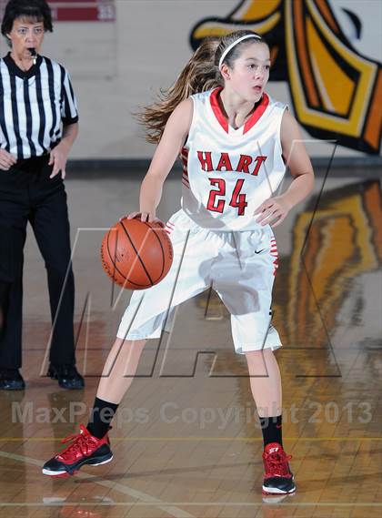 Thumbnail 3 in Hart vs. Flintridge Sacred Heart  (La Canada Tournament) photogallery.