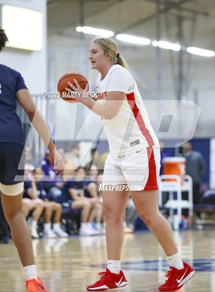 Thumbnail 2 in Incarnate Word Academy vs. Blue Valley North (Sophie Cunningham Classic) photogallery.