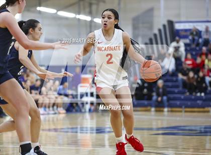 Thumbnail 3 in Incarnate Word Academy vs. Blue Valley North (Sophie Cunningham Classic) photogallery.