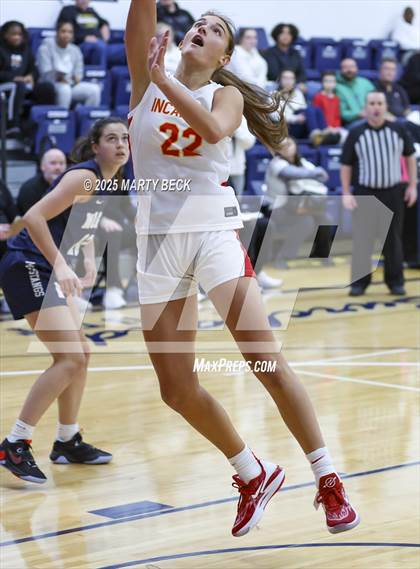 Thumbnail 2 in Incarnate Word Academy vs. Blue Valley North (Sophie Cunningham Classic) photogallery.