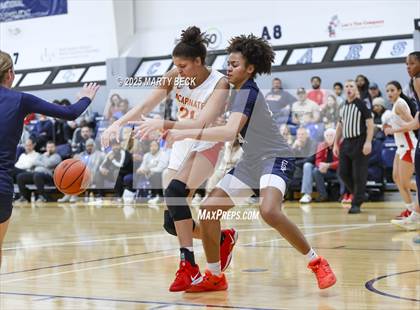 Thumbnail 3 in Incarnate Word Academy vs. Blue Valley North (Sophie Cunningham Classic) photogallery.