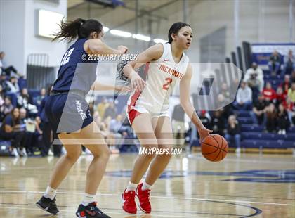Thumbnail 2 in Incarnate Word Academy vs. Blue Valley North (Sophie Cunningham Classic) photogallery.