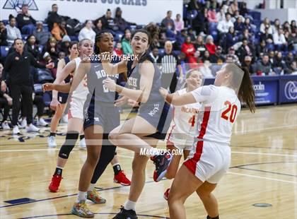 Thumbnail 3 in Incarnate Word Academy vs. Blue Valley North (Sophie Cunningham Classic) photogallery.