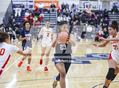 Thumbnail 3 in Incarnate Word Academy vs. Blue Valley North (Sophie Cunningham Classic) photogallery.