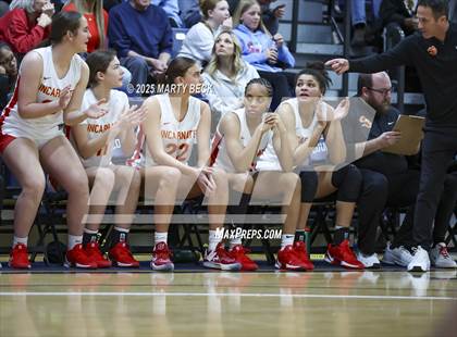 Thumbnail 3 in Incarnate Word Academy vs. Blue Valley North (Sophie Cunningham Classic) photogallery.