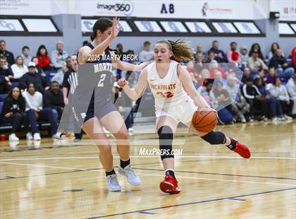 Thumbnail 1 in Incarnate Word Academy vs. Blue Valley North (Sophie Cunningham Classic) photogallery.