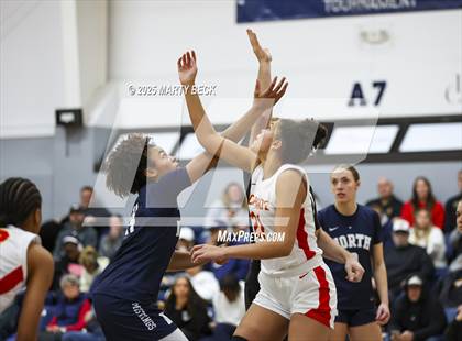 Thumbnail 1 in Incarnate Word Academy vs. Blue Valley North (Sophie Cunningham Classic) photogallery.