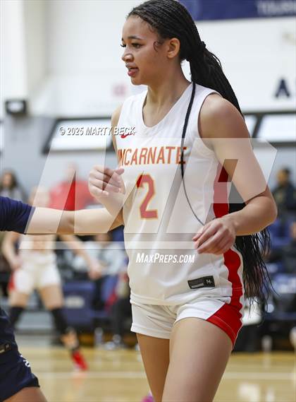 Thumbnail 1 in Incarnate Word Academy vs. Blue Valley North (Sophie Cunningham Classic) photogallery.