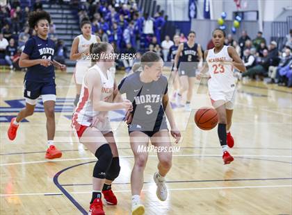 Thumbnail 1 in Incarnate Word Academy vs. Blue Valley North (Sophie Cunningham Classic) photogallery.