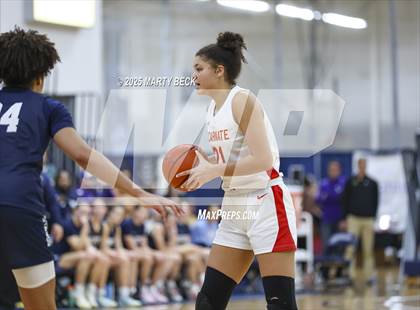 Thumbnail 3 in Incarnate Word Academy vs. Blue Valley North (Sophie Cunningham Classic) photogallery.