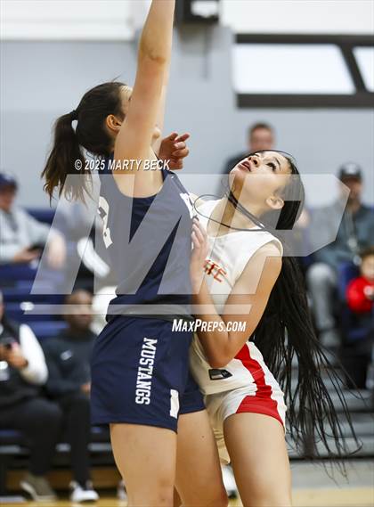 Thumbnail 1 in Incarnate Word Academy vs. Blue Valley North (Sophie Cunningham Classic) photogallery.
