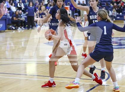 Thumbnail 2 in Incarnate Word Academy vs. Blue Valley North (Sophie Cunningham Classic) photogallery.
