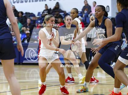 Thumbnail 2 in Incarnate Word Academy vs. Blue Valley North (Sophie Cunningham Classic) photogallery.