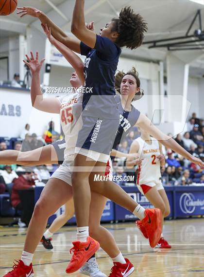 Thumbnail 3 in Incarnate Word Academy vs. Blue Valley North (Sophie Cunningham Classic) photogallery.