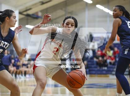Thumbnail 1 in Incarnate Word Academy vs. Blue Valley North (Sophie Cunningham Classic) photogallery.