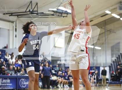 Thumbnail 2 in Incarnate Word Academy vs. Blue Valley North (Sophie Cunningham Classic) photogallery.
