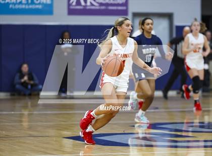 Thumbnail 3 in Incarnate Word Academy vs. Blue Valley North (Sophie Cunningham Classic) photogallery.