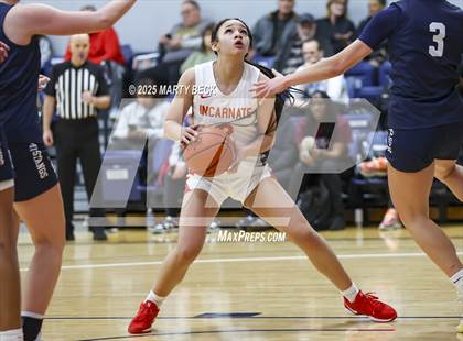 Thumbnail 3 in Incarnate Word Academy vs. Blue Valley North (Sophie Cunningham Classic) photogallery.
