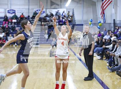 Thumbnail 1 in Incarnate Word Academy vs. Blue Valley North (Sophie Cunningham Classic) photogallery.