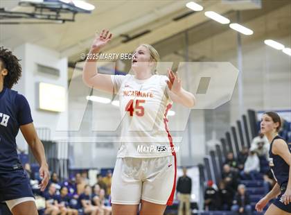 Thumbnail 1 in Incarnate Word Academy vs. Blue Valley North (Sophie Cunningham Classic) photogallery.