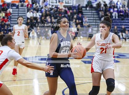 Thumbnail 2 in Incarnate Word Academy vs. Blue Valley North (Sophie Cunningham Classic) photogallery.