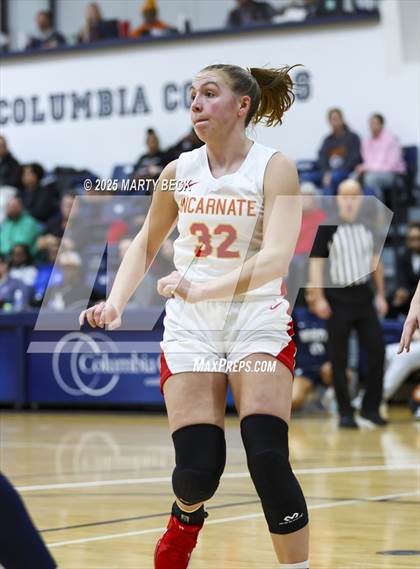 Thumbnail 3 in Incarnate Word Academy vs. Blue Valley North (Sophie Cunningham Classic) photogallery.