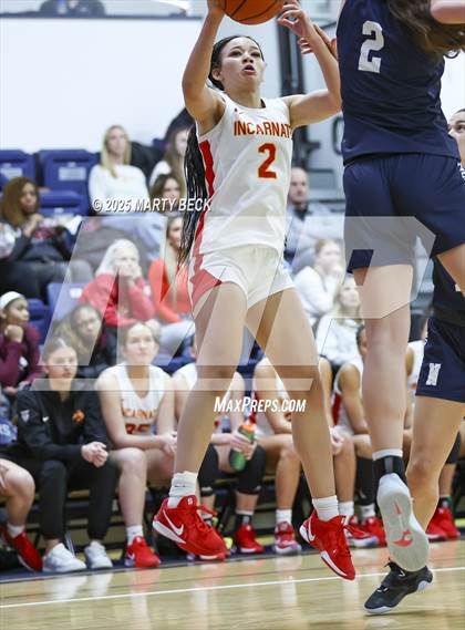 Thumbnail 3 in Incarnate Word Academy vs. Blue Valley North (Sophie Cunningham Classic) photogallery.
