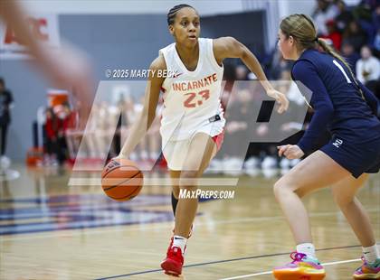 Thumbnail 1 in Incarnate Word Academy vs. Blue Valley North (Sophie Cunningham Classic) photogallery.