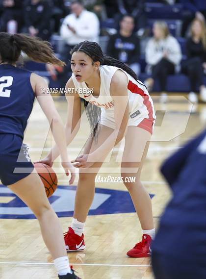 Thumbnail 3 in Incarnate Word Academy vs. Blue Valley North (Sophie Cunningham Classic) photogallery.