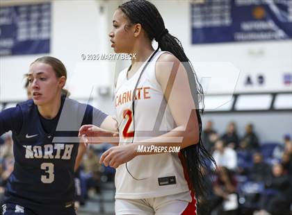 Thumbnail 3 in Incarnate Word Academy vs. Blue Valley North (Sophie Cunningham Classic) photogallery.