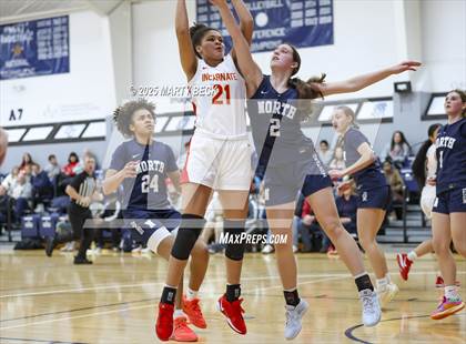 Thumbnail 2 in Incarnate Word Academy vs. Blue Valley North (Sophie Cunningham Classic) photogallery.