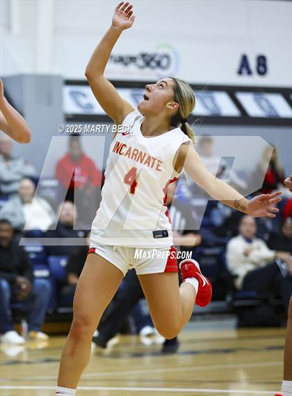 Thumbnail 1 in Incarnate Word Academy vs. Blue Valley North (Sophie Cunningham Classic) photogallery.