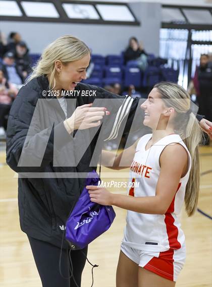 Thumbnail 3 in Incarnate Word Academy vs. Blue Valley North (Sophie Cunningham Classic) photogallery.