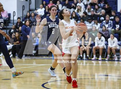 Thumbnail 3 in Incarnate Word Academy vs. Blue Valley North (Sophie Cunningham Classic) photogallery.