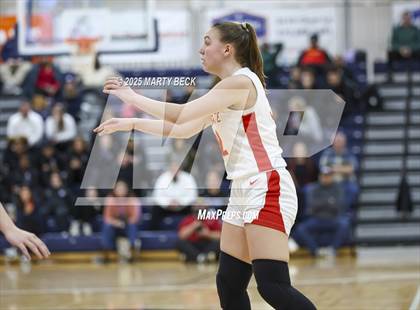 Thumbnail 2 in Incarnate Word Academy vs. Blue Valley North (Sophie Cunningham Classic) photogallery.
