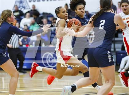 Thumbnail 3 in Incarnate Word Academy vs. Blue Valley North (Sophie Cunningham Classic) photogallery.