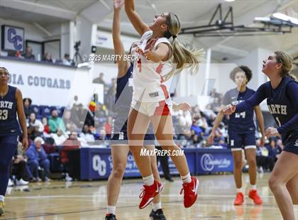 Thumbnail 2 in Incarnate Word Academy vs. Blue Valley North (Sophie Cunningham Classic) photogallery.