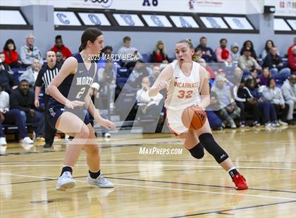 Thumbnail 2 in Incarnate Word Academy vs. Blue Valley North (Sophie Cunningham Classic) photogallery.