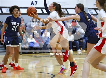 Thumbnail 2 in Incarnate Word Academy vs. Blue Valley North (Sophie Cunningham Classic) photogallery.
