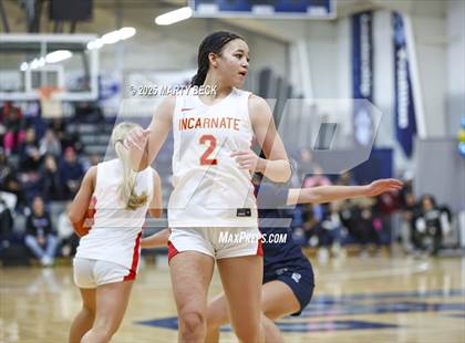 Thumbnail 3 in Incarnate Word Academy vs. Blue Valley North (Sophie Cunningham Classic) photogallery.